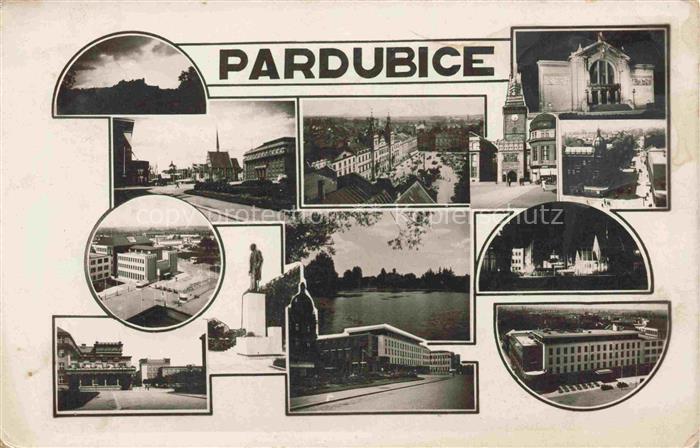 PARDUBICE Pardubitz CZ Teilansichten
