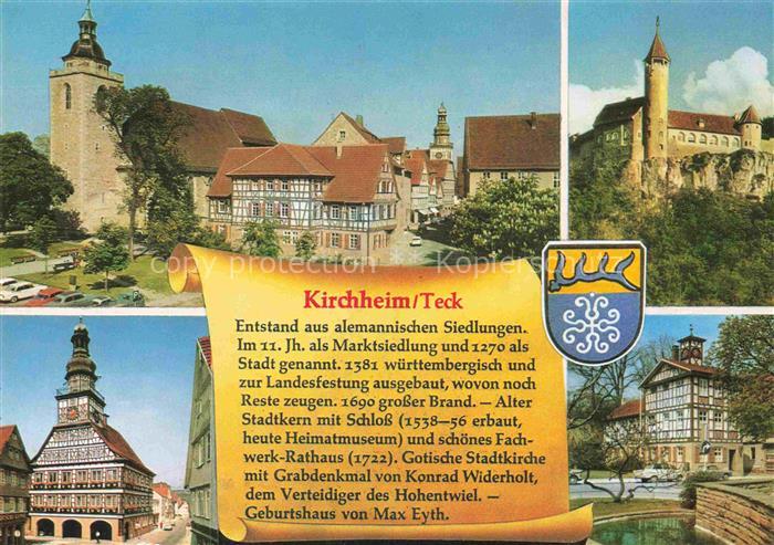 Kirchheim  Teck Esslingen BW Motive Altstadt Fachwerkhaeuser Historische Gebaeud