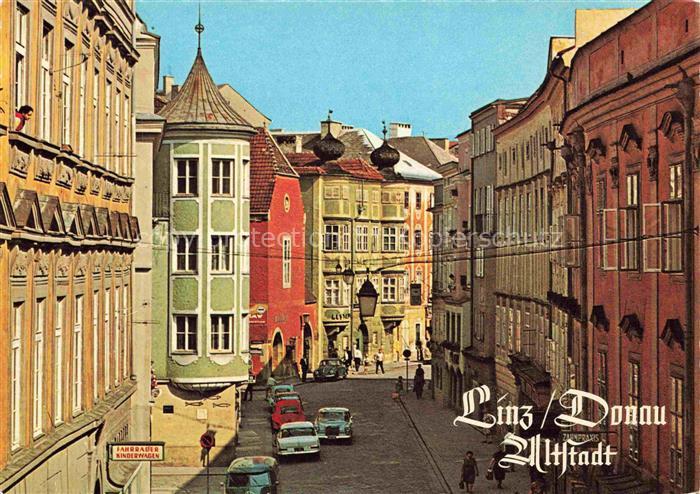 LINZ DONAU AT Motiv in der Altstadt