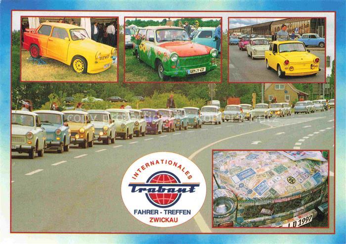 ZWICKAU  Sachsen Internationales Trabant-Fahrer-Treffen