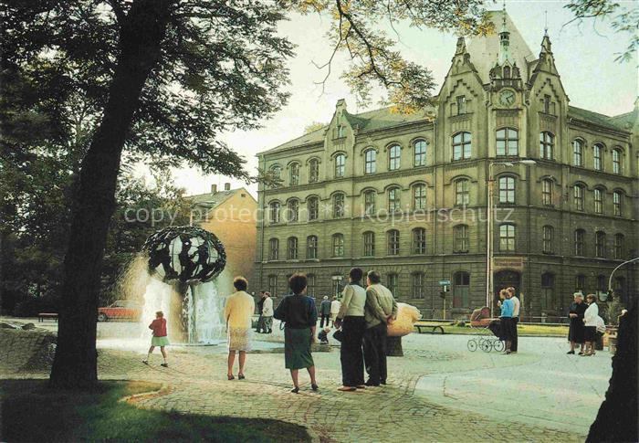 ZWICKAU  Sachsen Brunnen der Voelkerfreundschaft