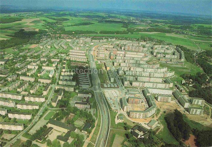 ZWICKAU  Sachsen Blick auf Stadtteil Eckersbach