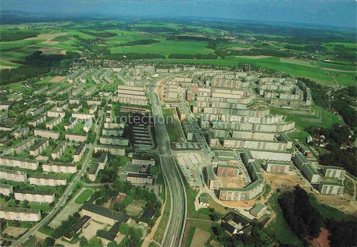 ZWICKAU  Sachsen Blick auf Stadtteil Eckersbach