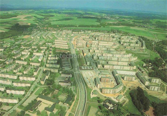 ZWICKAU  Sachsen Blick auf Stadtteil Eckersbach