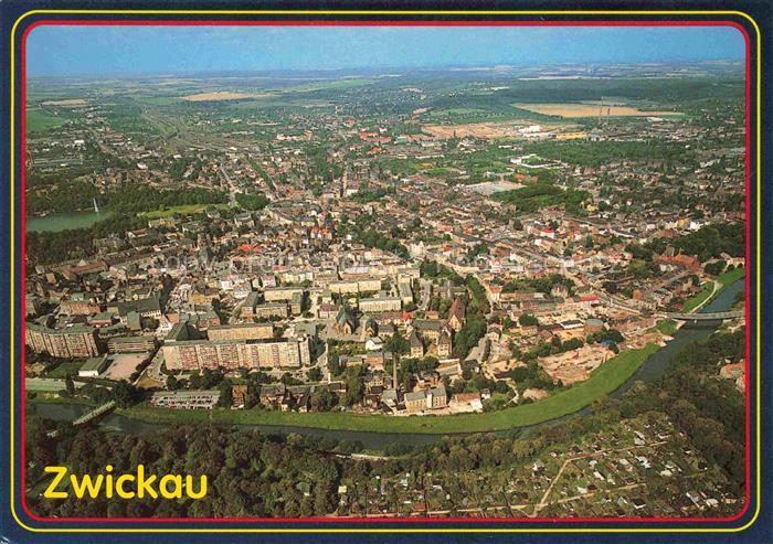 ZWICKAU  Sachsen Fliegeraufnahme