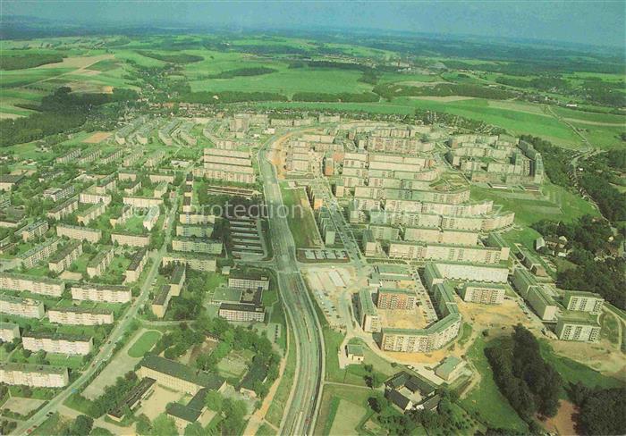 ZWICKAU  Sachsen Blick auf Stadtteil Eckersbach