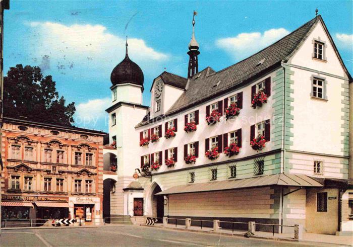 ROSENHEIM  Bayern Mittertor mit Museum