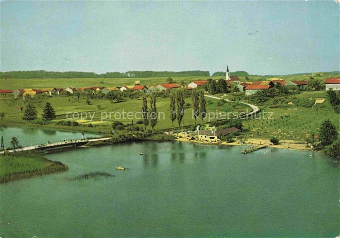 Tettenhausen Waging Traunstein Bayern Panorama Ort am Waginger See