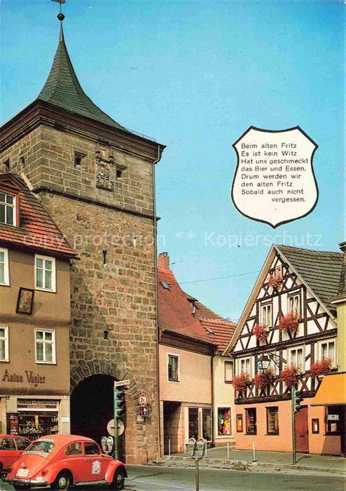 Lichtenfels  Oberfranken Bayern Gaststaette Restaurant Alter Fritz Fachwerkhaus