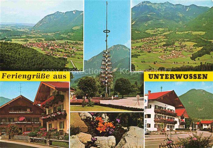 Unterwoessen Bayern Panorama Bayerische Alpen Luftaufnahmen Maibaun Motive Ortsz