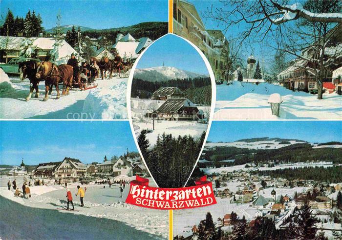 Hinterzarten Breisgau-Hochschwarzwald BW Winterpanorama Kurort im Schwarzwald Pf