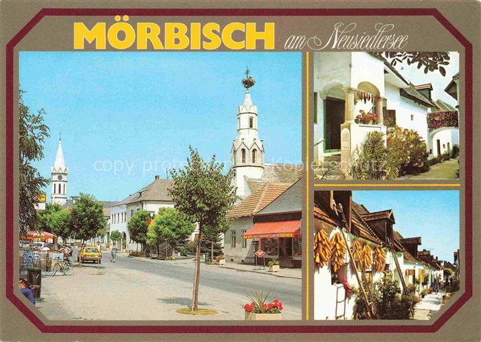 Moerbisch Neusiedlersee Burgenland AT Ortszentrum Kirche Gasse
