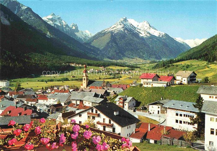 Fulpmes Innsbruck Tirol AT Panorama Blick gegen Kirchdachspitze Ilmspitze Habich