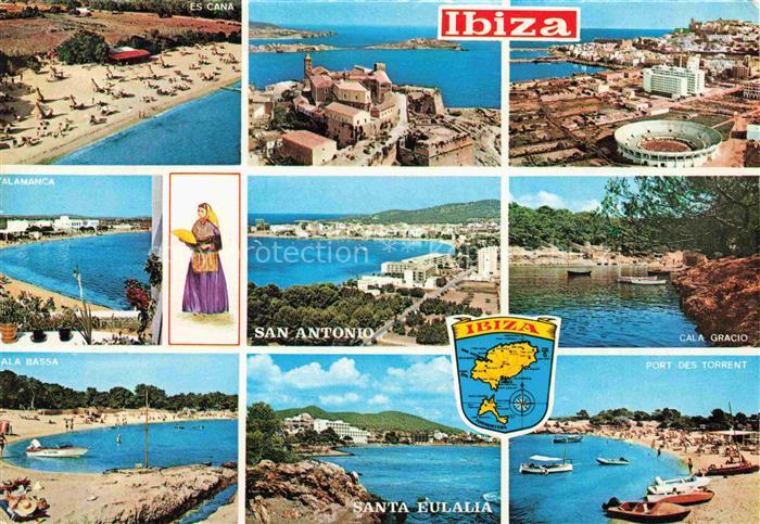 IBIZA Islas Baleares ES Badeorte der Insel
