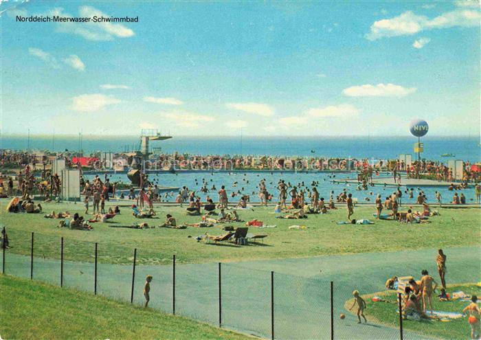 Norden  Norddeich Nordseebad AURICH Niedersachsen Meerwasser Schwimmbad
