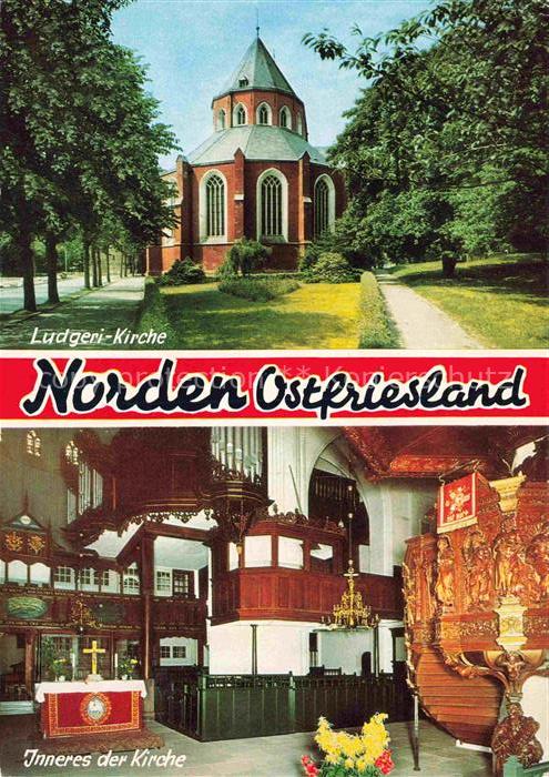 Norden Ostfriesland Ludgeri-Kirche Inneres