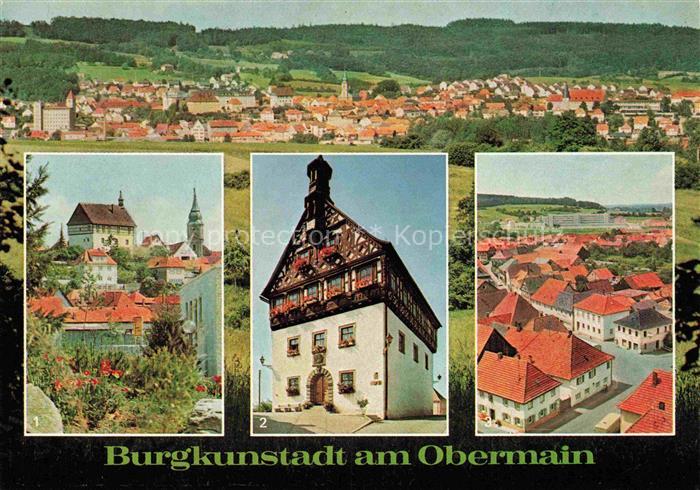 Burgkunstadt Panorama Rathaus 17. Jhdt. Altenkunstadt