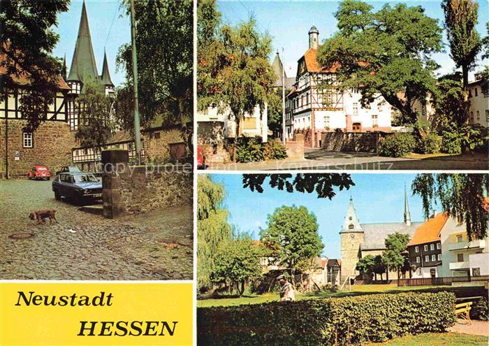 Neustadt Marburg Hessen Motive Ortszentrum Kirche