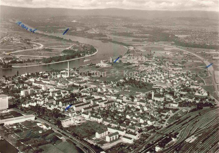 Weil am Rhein Baden BW Fliegeraufnahme