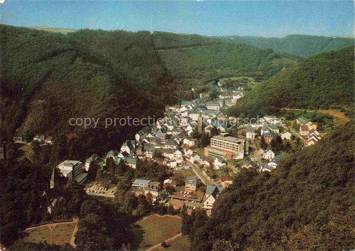 Bad Bertrich Rheinland-Pfalz Panorama Blick ins Tal