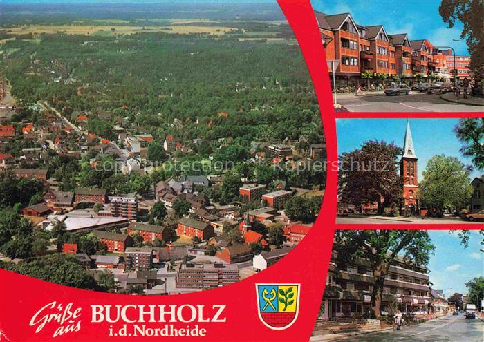 Buchholz Nordheide Panorama Luftaufnahme Motive Ortszentrum Kirche