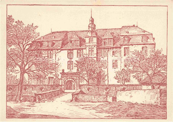 Idstein Schloss Kuenstlerkarte