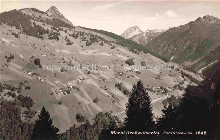 Marul Raggal Vorarlberg AT Panorama Grosswalsertal