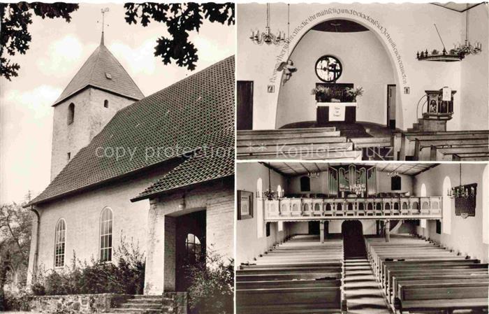 Exter Vlotho Herford NRW Dorfkirche Innenansicht