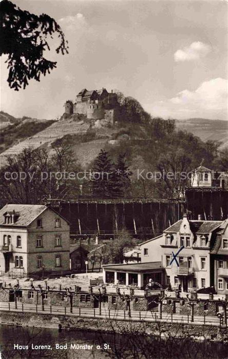 Bad Muenster am Stein Ebernburg Rheinland-Pfalz Pension Restaurant Haus Lorenz B