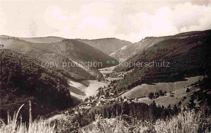 Sieber Herzberg am Harz Osterode Niedersachsen Panorama Gebirgsluftkurort Blick