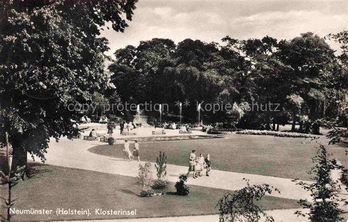 NEUMueNSTER  Schleswig-Holstein Klosterinsel Parkanlagen