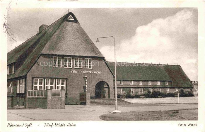 Hoernum Sylt Fuenf-Staedte-Heim