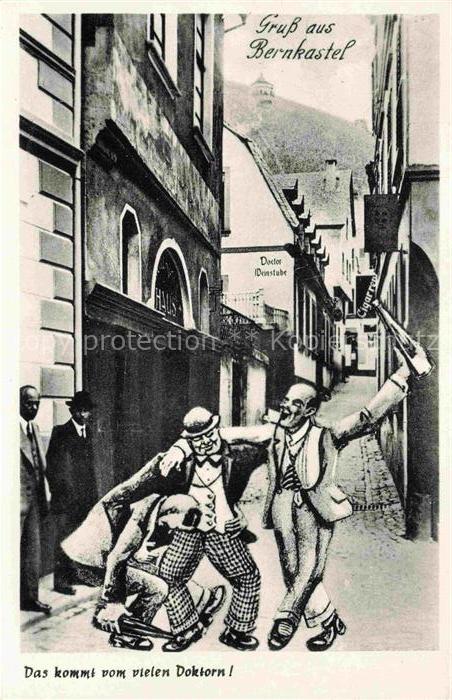 BERNKASTEL-KUES Berncastel Rheinland-Pfalz Das kommt vom vielen Doktorn Karikatu