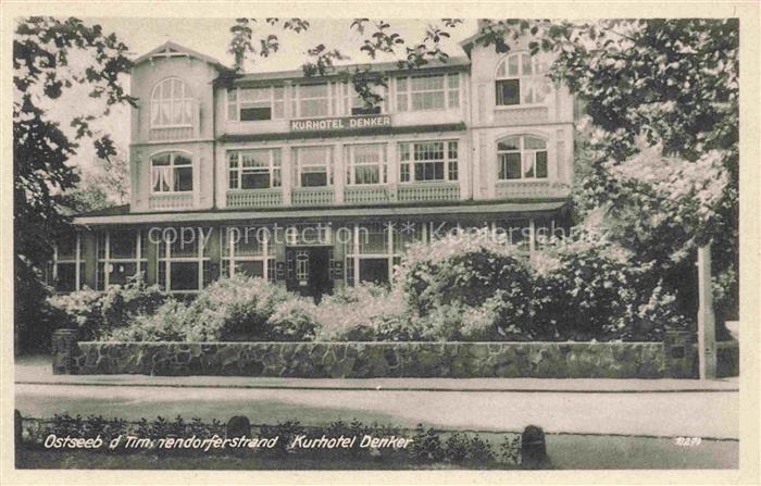 Timmendorferstrand Timmendorf  Timmendorfer Strand Kurhotel Denker Ostseebad