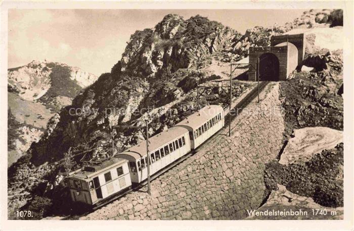 Brannenburg Rosenheim Bayern Wendelsteinbahn Zahnradbahn Bayerische Alpen