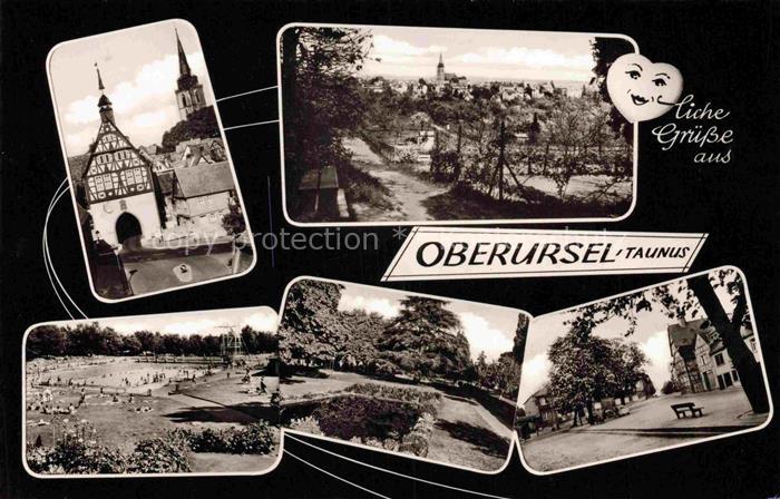 Oberursel Taunus Hessen Teilansichten Parkanlagen Freibad