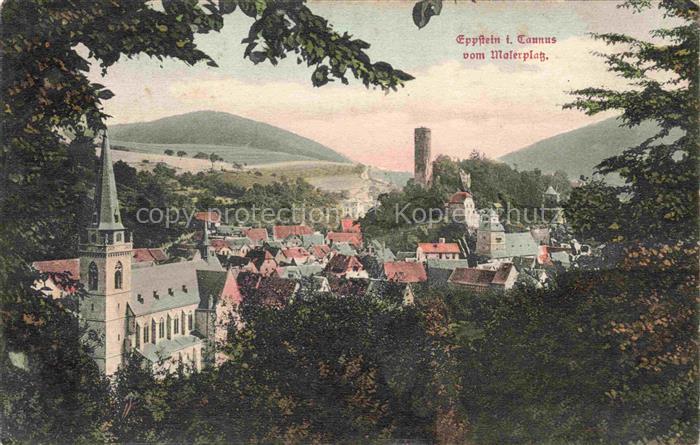 Eppstein Taunus Ansicht vom Malerplatz aus