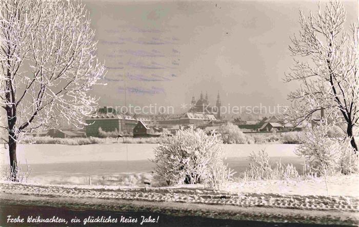 FULDA Hessen Winterpanorama Weihnachts- und Neujahrskarte