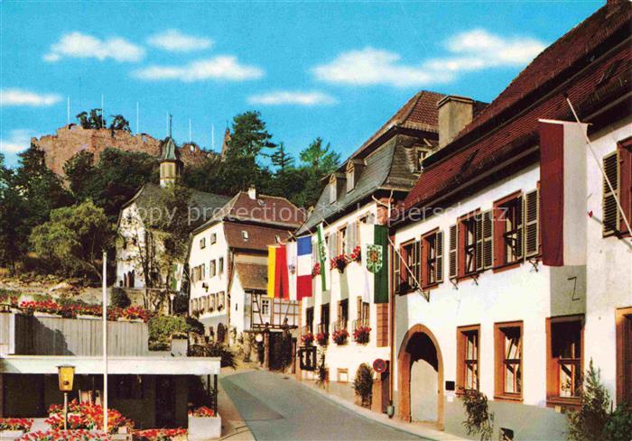 Lindenfels Odenwald Hessen Blick zur Burg