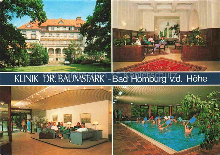 BAD HOMBURG von der Hoehe Hessen Klinik Dr. Baumstark Foyer Park Hallenbad