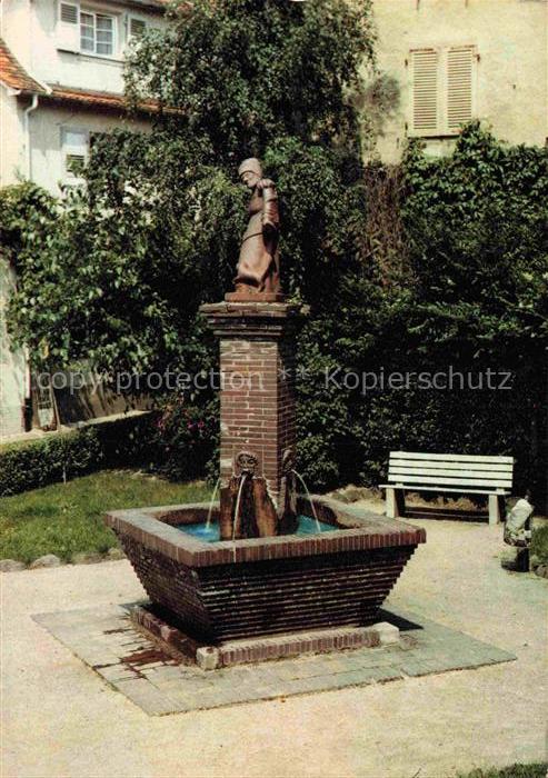 Bensheim Bergstrasse Hessen Brunnen Die Fraa vun Bensem