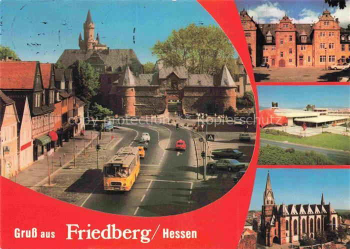 Friedberg  Hessen Stadtzentrum Adolfsturm Museum Stadtkirche