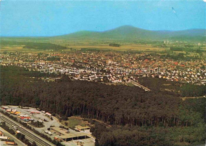 Lorsch Bergstrasse Hessen Autobahn-Raststaette Ostseite