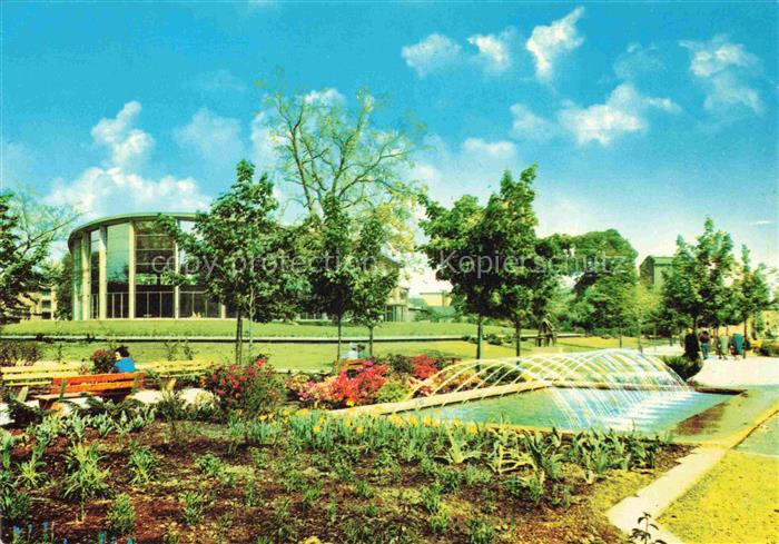 OFFENBACH  MAIN Stadtbad Park Wasserspiele