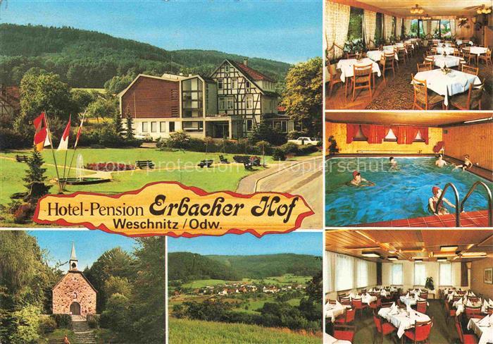 Weschnitztal Odenwald Hessen Hotel Pension Erbacher Hof Restaurant Hallenbad Pan