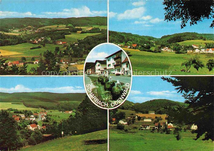 Scharbach Odenwald Waldmichelbach Grasellenbach Bergstrasse Hessen Panorama Haup