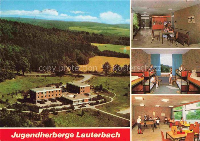 LAUTERBACH  Hessen Jugendherberge Luftbild Innenraeume