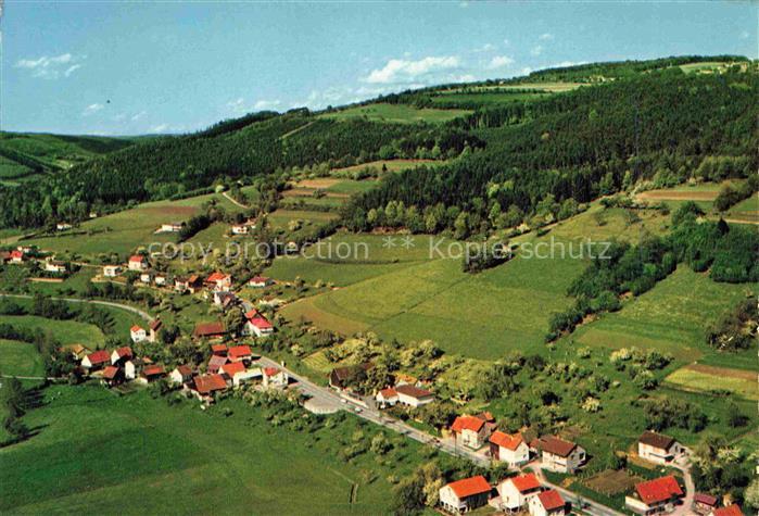 Ober-Hainbrunn Oberhainbrunn Rothenberg Odenwaldkreis Hessen Fliegeraufnahme