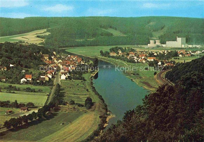 Herstelle Weser Beverungen NRW und Wuergassen an der Weser Kraftwerk