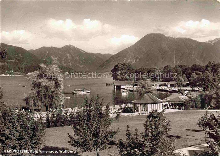 BAD WIEssEE Tegernsee Bayern Kurpromenade Wallberg